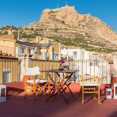 Alc - Stylish Studio With Fantastic Terrace, Old Town Alicante Exterior foto